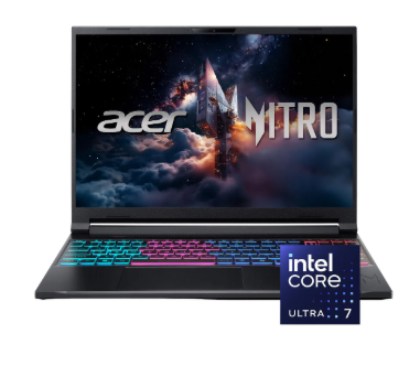 Laptop Acer Nitro V16S- I7 240H - 16 GB DDR5 - SSD 1 Tera - RTX5060 - 16" - Obsidian Black - NH.U24AA.003